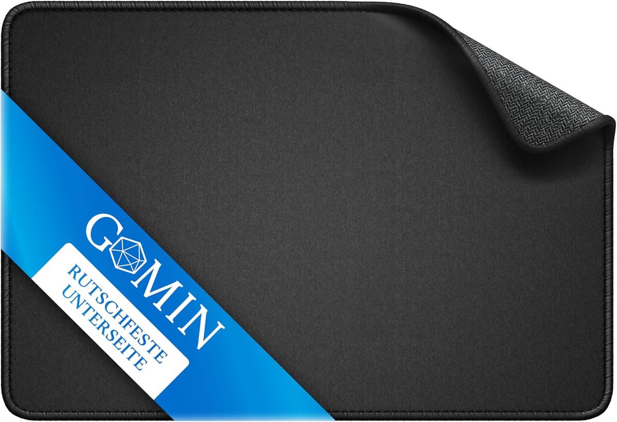 SnelShoppen - Gaming Mouse Pad 28 x 20 cm, Non-Slip, Seamless Edges, Verbeterde Snelheid en Precisie, Desk Pad voor PC, Laptop, Thuis en Kantoor, Zwar