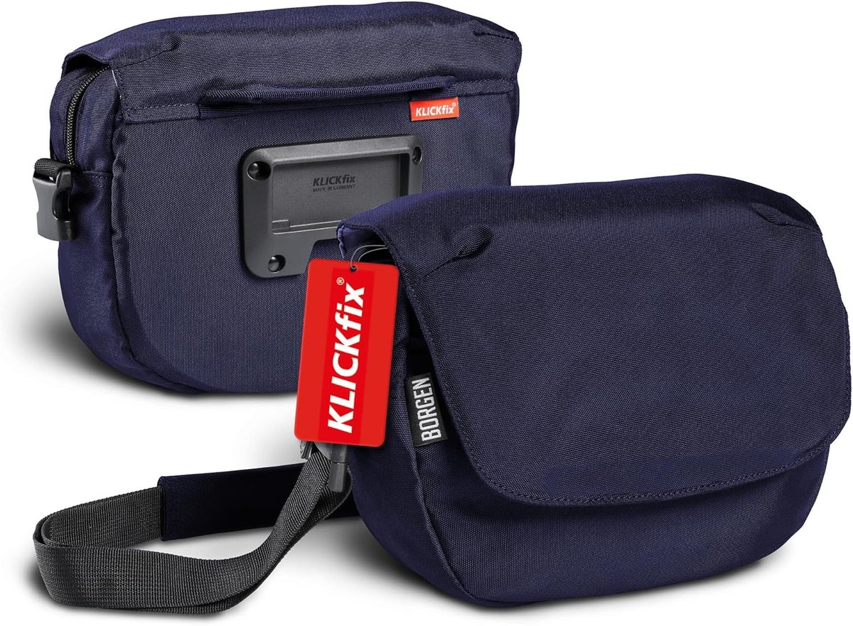 SnelShoppen - Waterdichte Fietshangtas - 5 Liter Ruime Handlebar Bag - Klickfix Systeem - Ideaal voor Fietstochten en Dagelijkse Gebruik