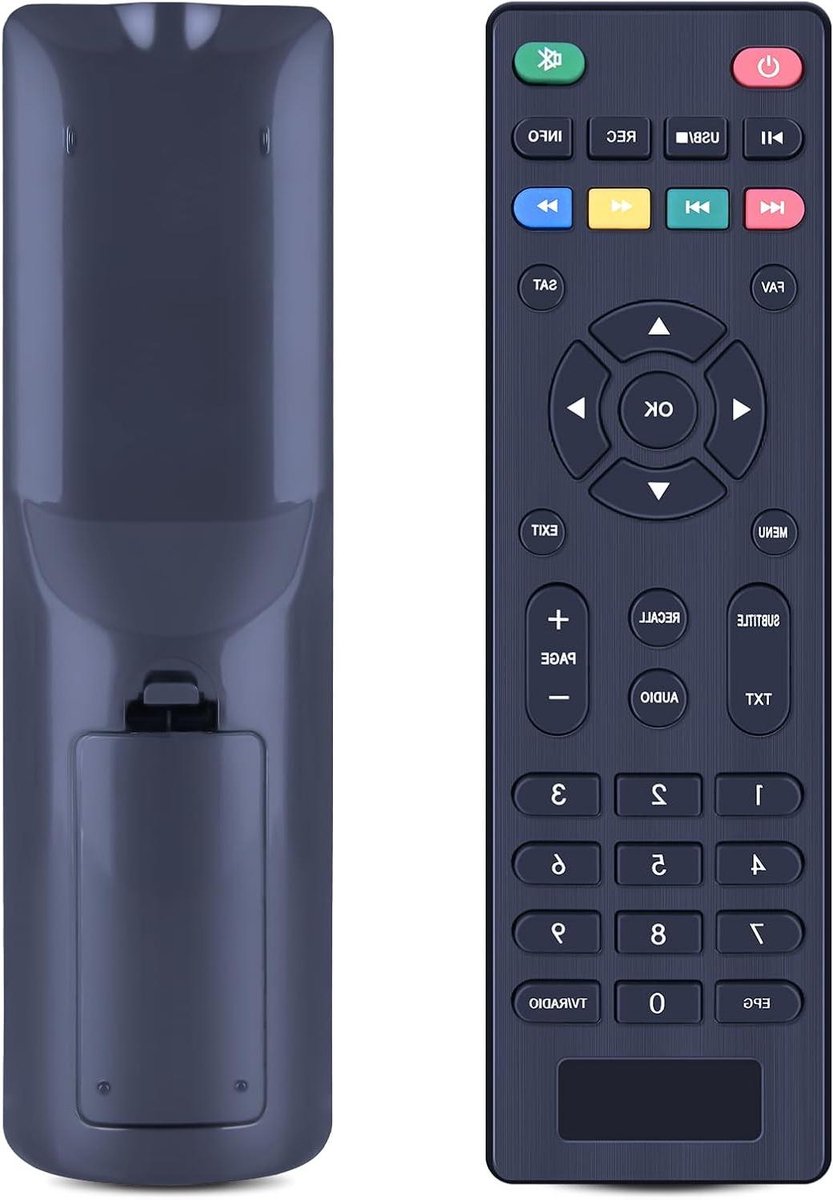 Universele Afstandsbediening - Vervangende Controller - TV Bediening - Plug-and-Play Installatie - 8 Meter Bereik - Zwart