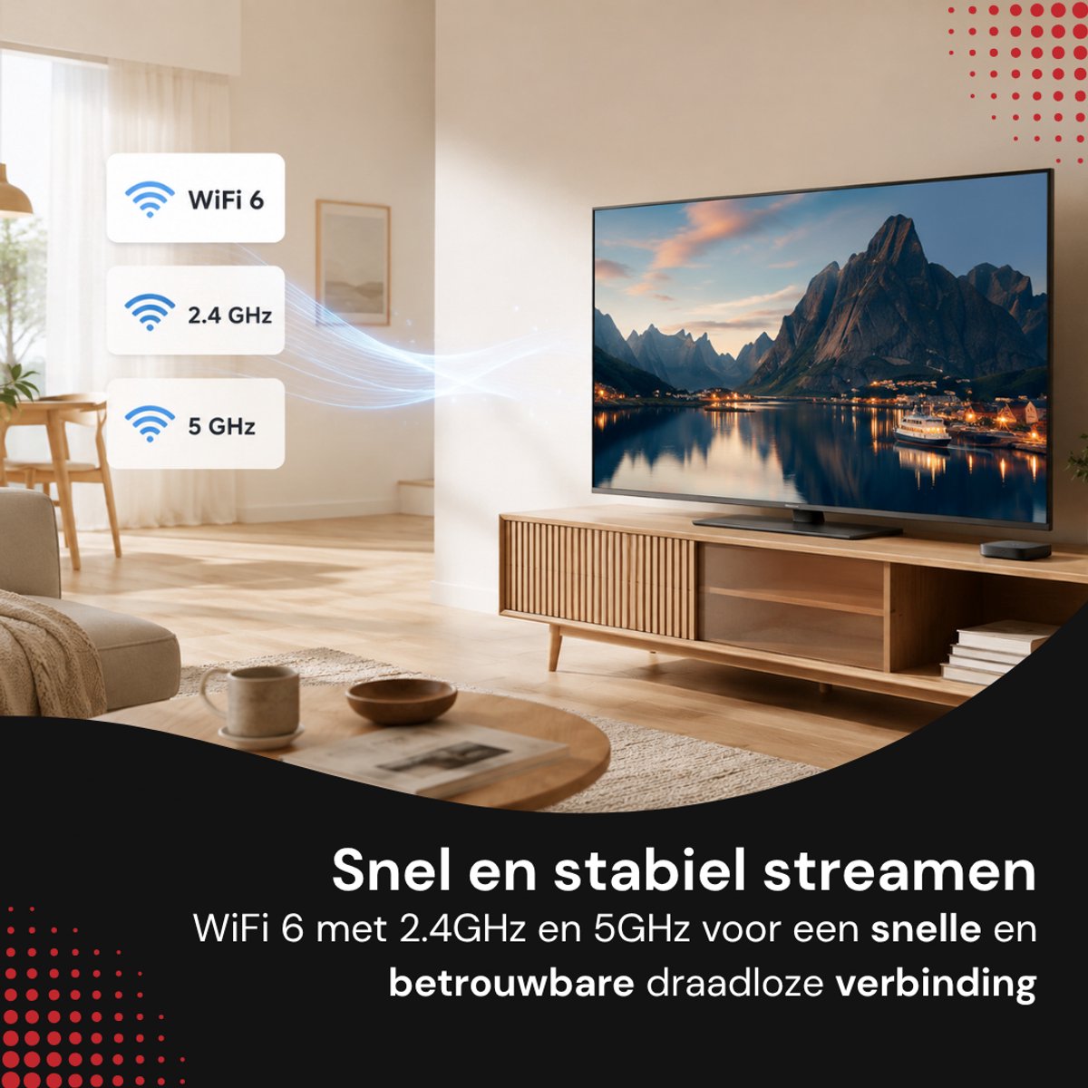 Xedor® Streamr - Android TV Box - 4K TV Stick - Streaming Box - TV Dongle - 16GB - WiFi 6 - Android 12 - Netflix, YouTube, Prime Video, Disney+ & Videoland - Wit — cadeau in Elektronica - foto 8