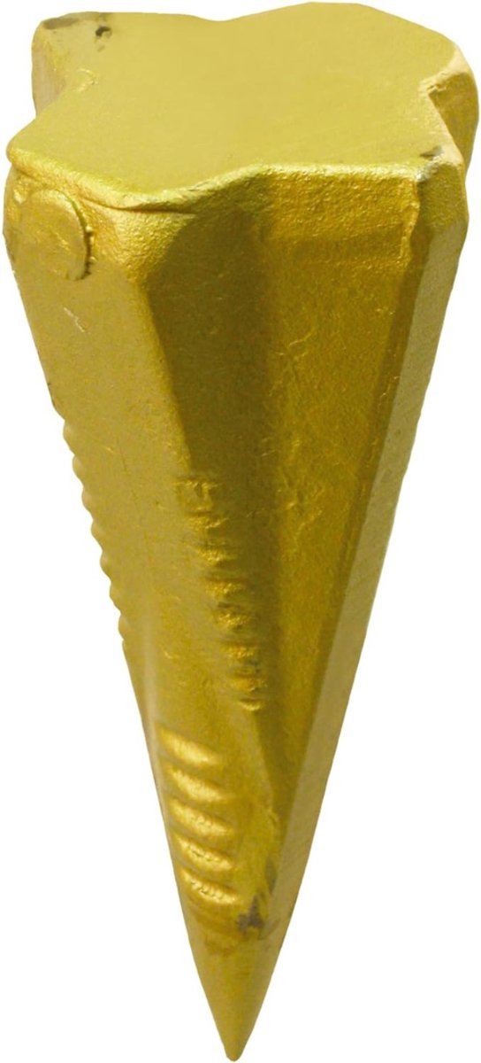 QUOVO® Houtklover Metaal - Houtsplijter - Splijtwig - Houtsplitter Kloofwig - Goud - 18cm x 7cm x 1cm