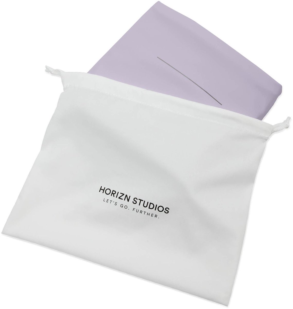 Horizn Studios pull-over reisaccessoires H6 Suitcase Protection Sleeve Grey Lavender blauwgrijs