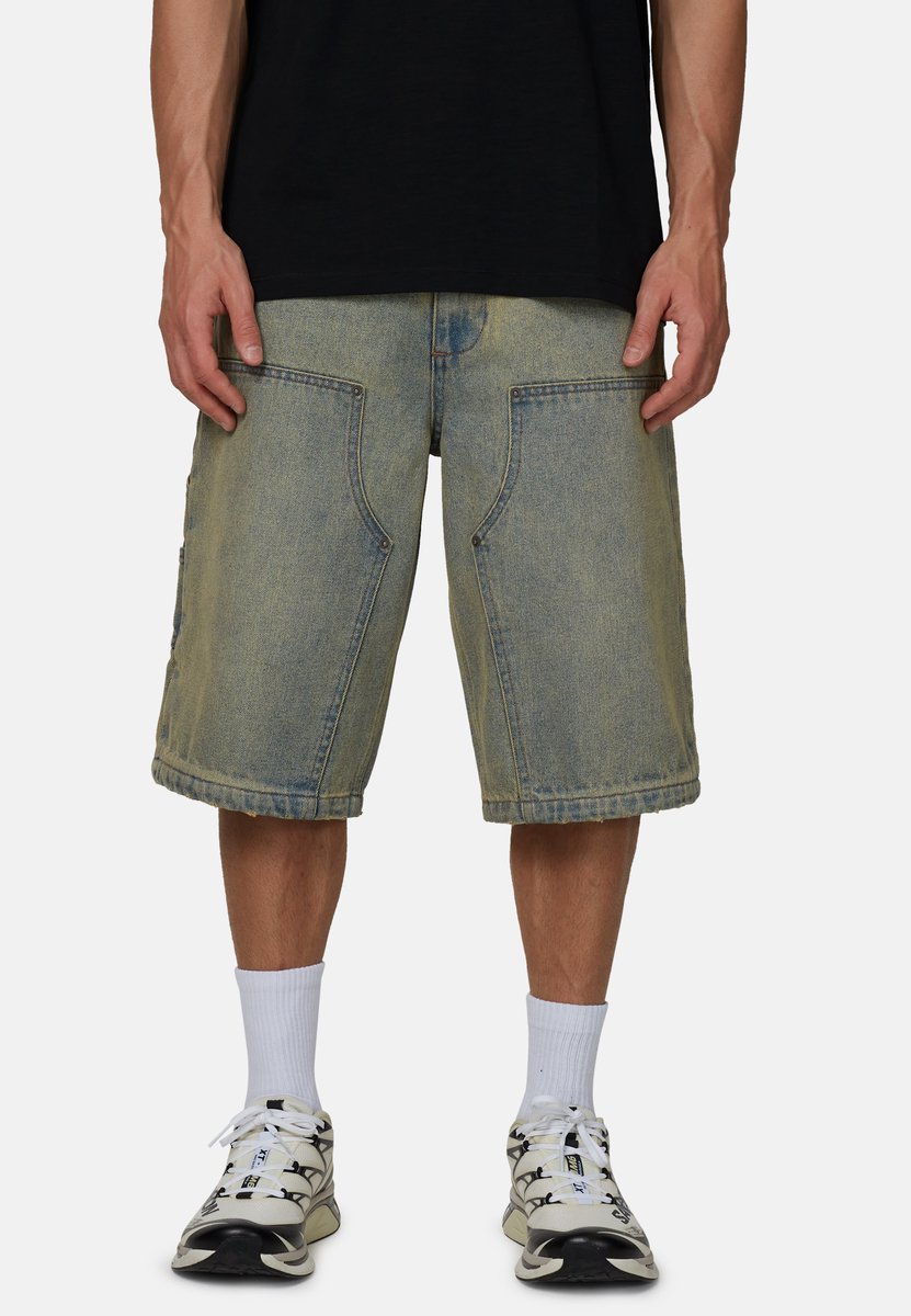 Good For Nothing - Broek - Katoen - Mannen - Maat 36 - blauw