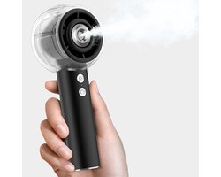 Draagbare mistventilator - Mini Fan - Lange Accuduur - Draadloos - Maakt huid vochtig en verkoelt -…
