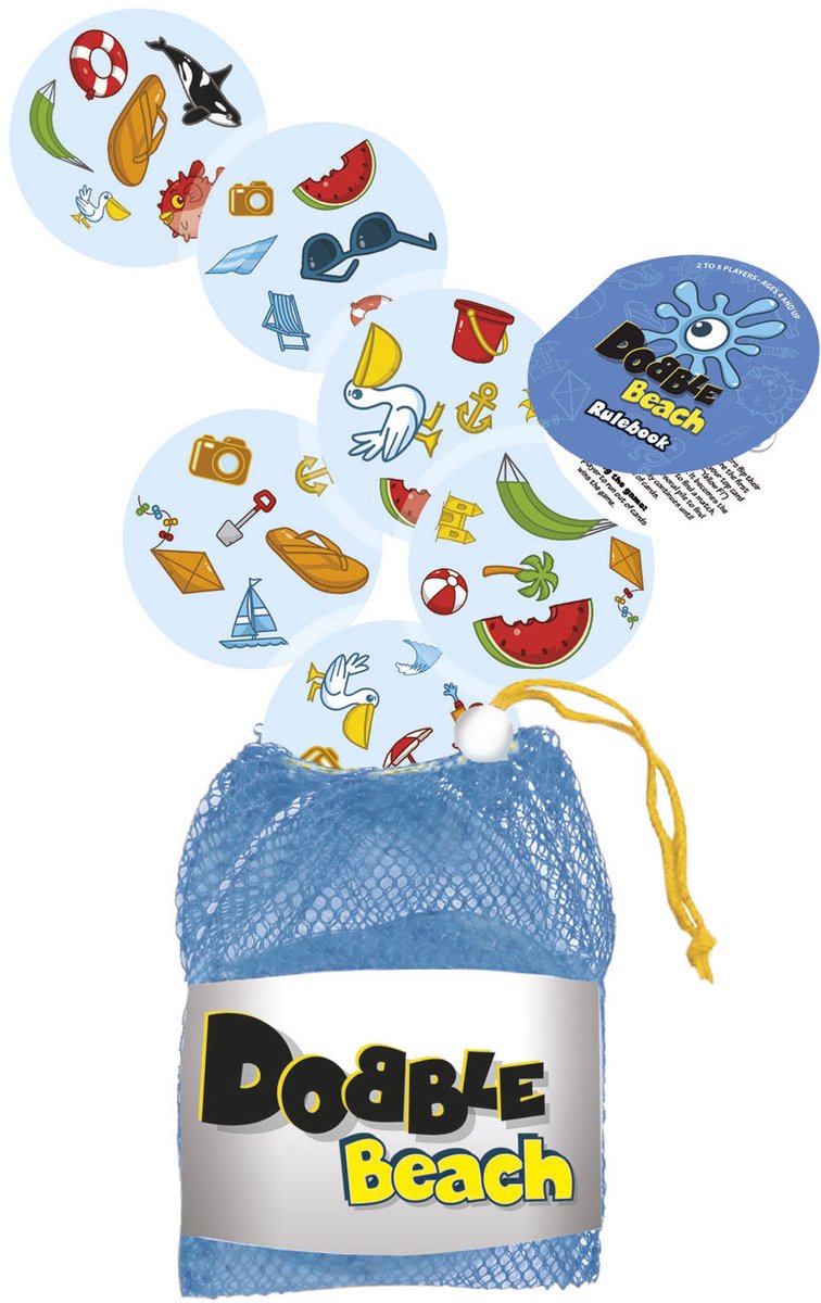 Dobble Waterproof - Kaartspel - Waterbestendig - Vakantie & Strand — afbeelding 2