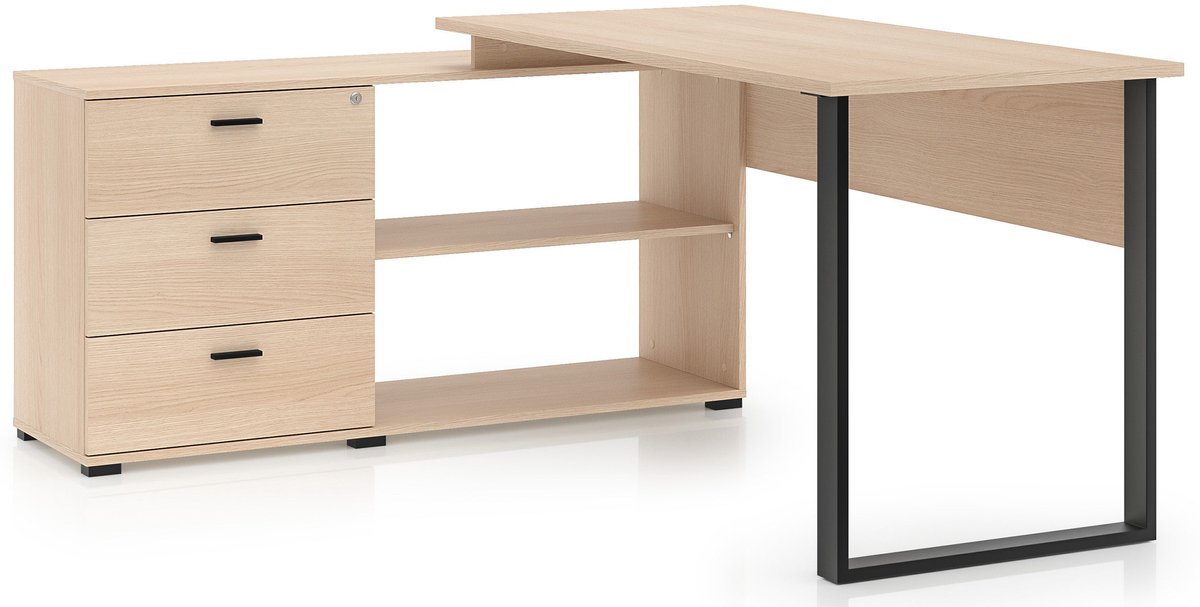 Selsey Odelis – Hoekbureau, eiken, 167 cm