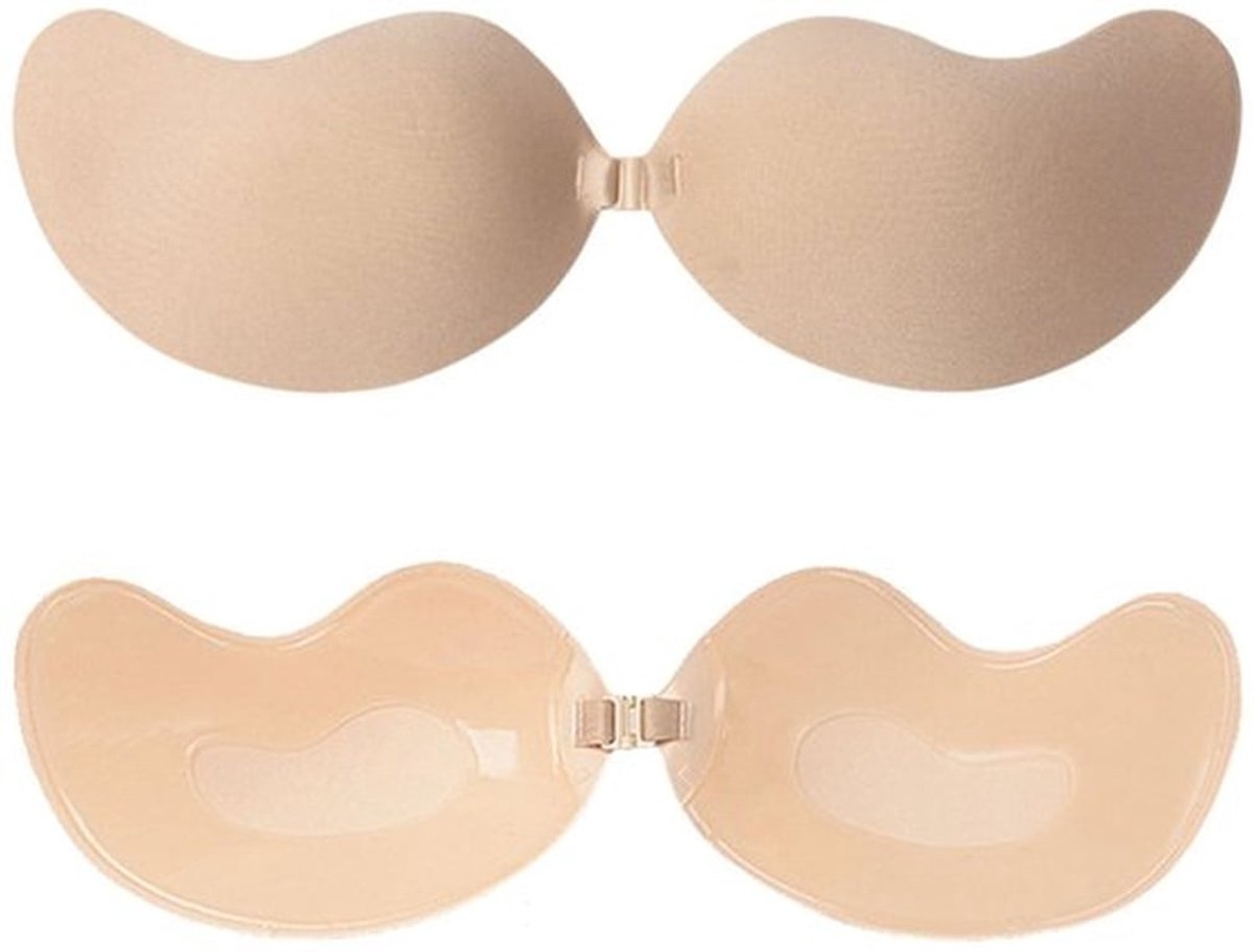 Onzichtbare Beha - 2 Stuks Kleverige Beha's - Push-Up - Strapless - Zelfklevende - Waterdicht en Ademend - Plakbeha