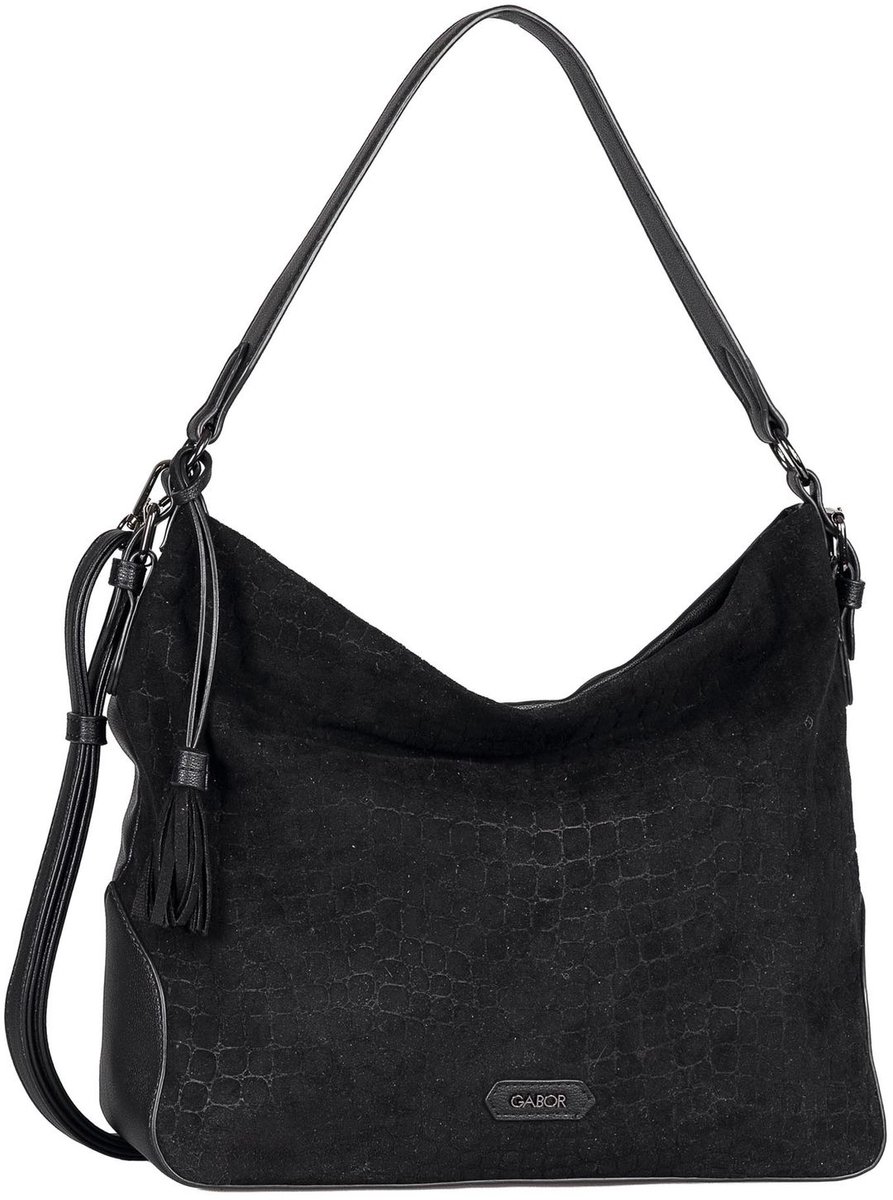 Gabor schoudertas Belamy Hobo Bag Black zwart