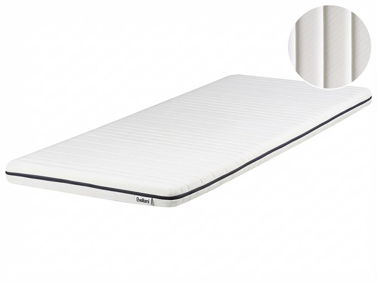 PRECIOUS - Schuimmatras - Wit - 90 x 200 cm - Polyester