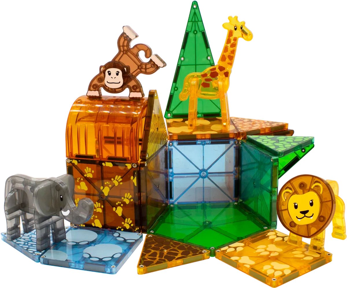 Magna-Tiles | Safari Animals 25 Stuks Set — afbeelding 6