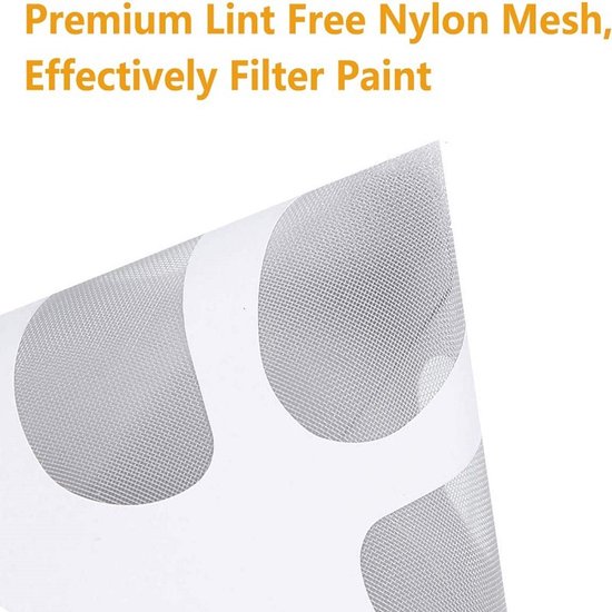 100 stuks-Verffilter - Coatingfilter - 100 mesh - Verffilterpapier - Papieren kegelvormig verffilter - Geschikt voor autolakken - coatings - chemicaliën - Wit - 10x15 cm — afbeelding 4