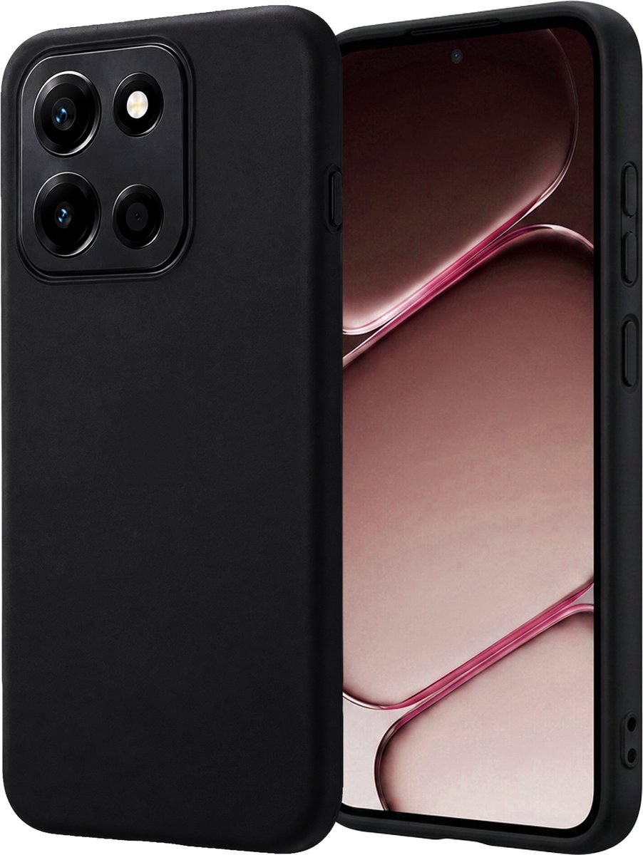 Hoesje - Geschikt voor OnePlus Nord 6 - Sterk & Shockproof - Hoes Cover - Siliconen Case - Zwart