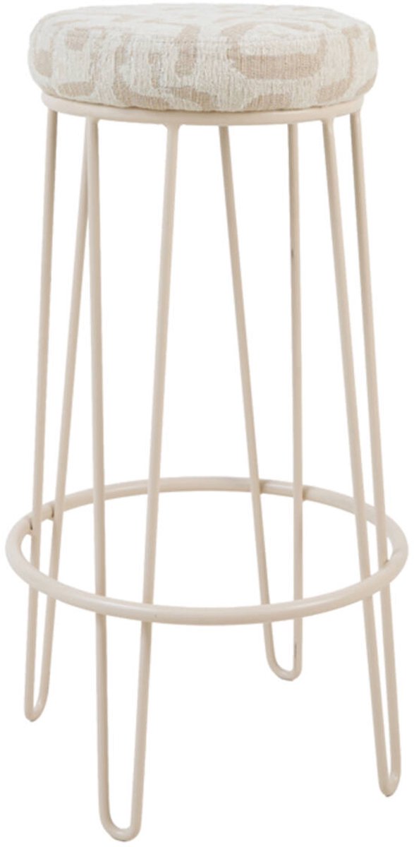 Light&living Barkruk Ø41x73 cm ALICE beige+zand+crème - set van 2