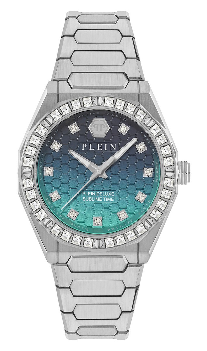 Philipp Plein Plein Deluxe Lady PWVGA0526 Horloge - Staal - Zilverkleurig - Ø 36 mm