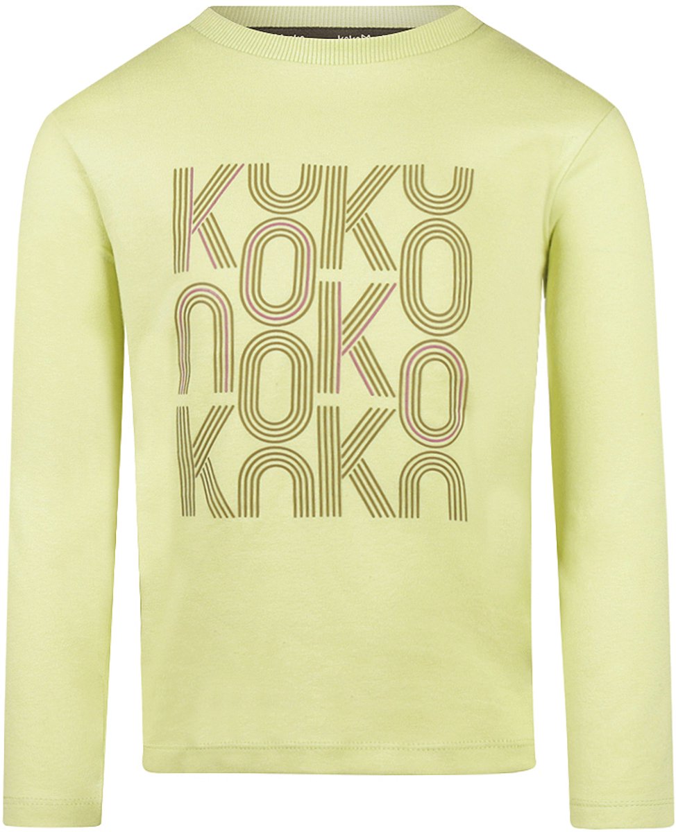 Koko Noko Jongens Longsleeve - Lime
