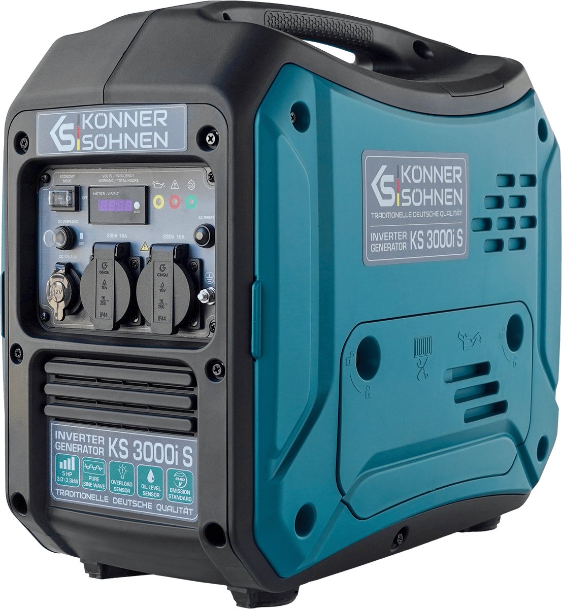 Invertergenerator Könner & Söhnen KS 3000i S - 3,3 kW - 230V - 68 dB