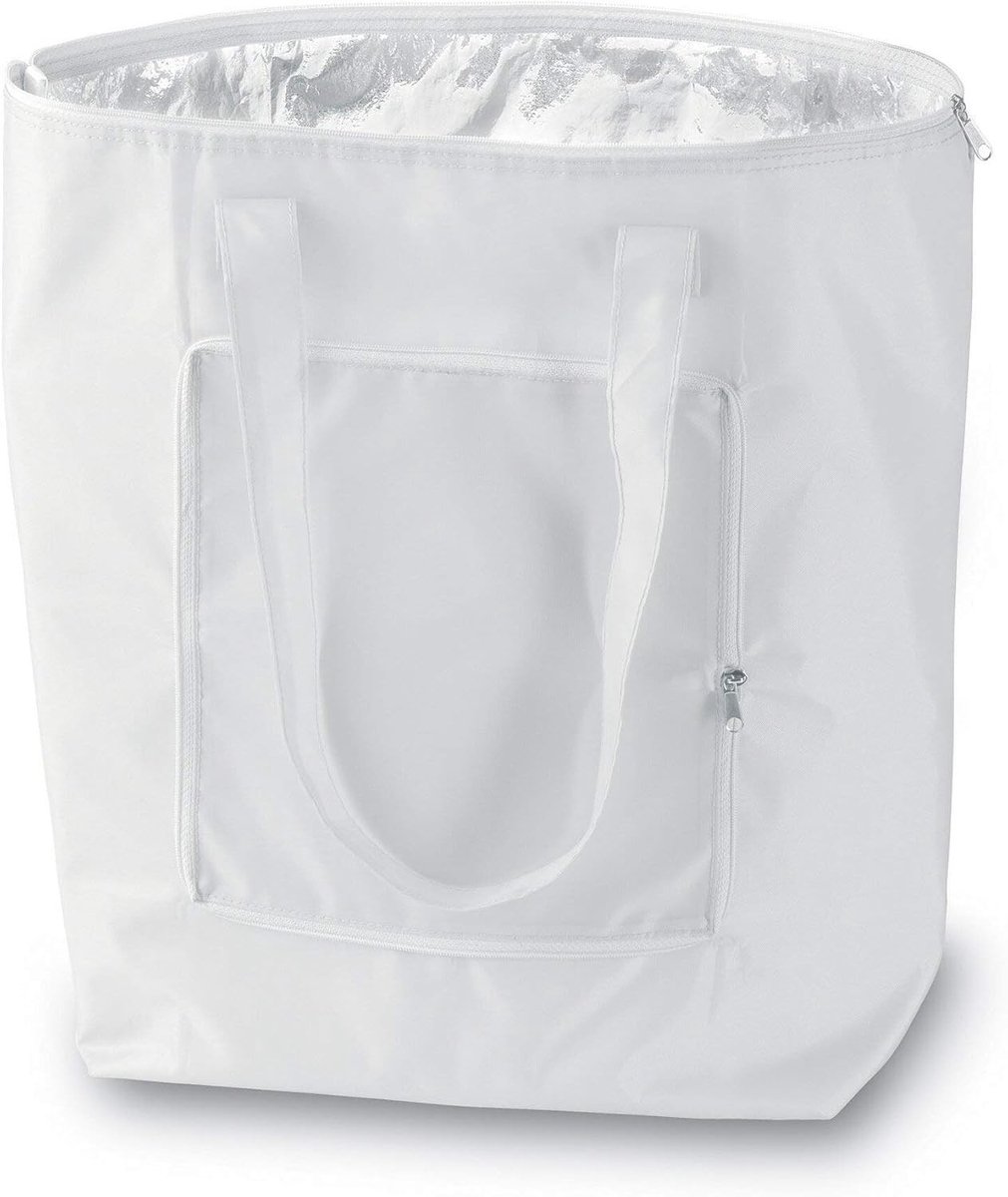 Koelrugtas - Oranje - 41 x 14 x 44 cm - Opvouwbare Koeltas van Polyester - Voor Boodschappen en Strand