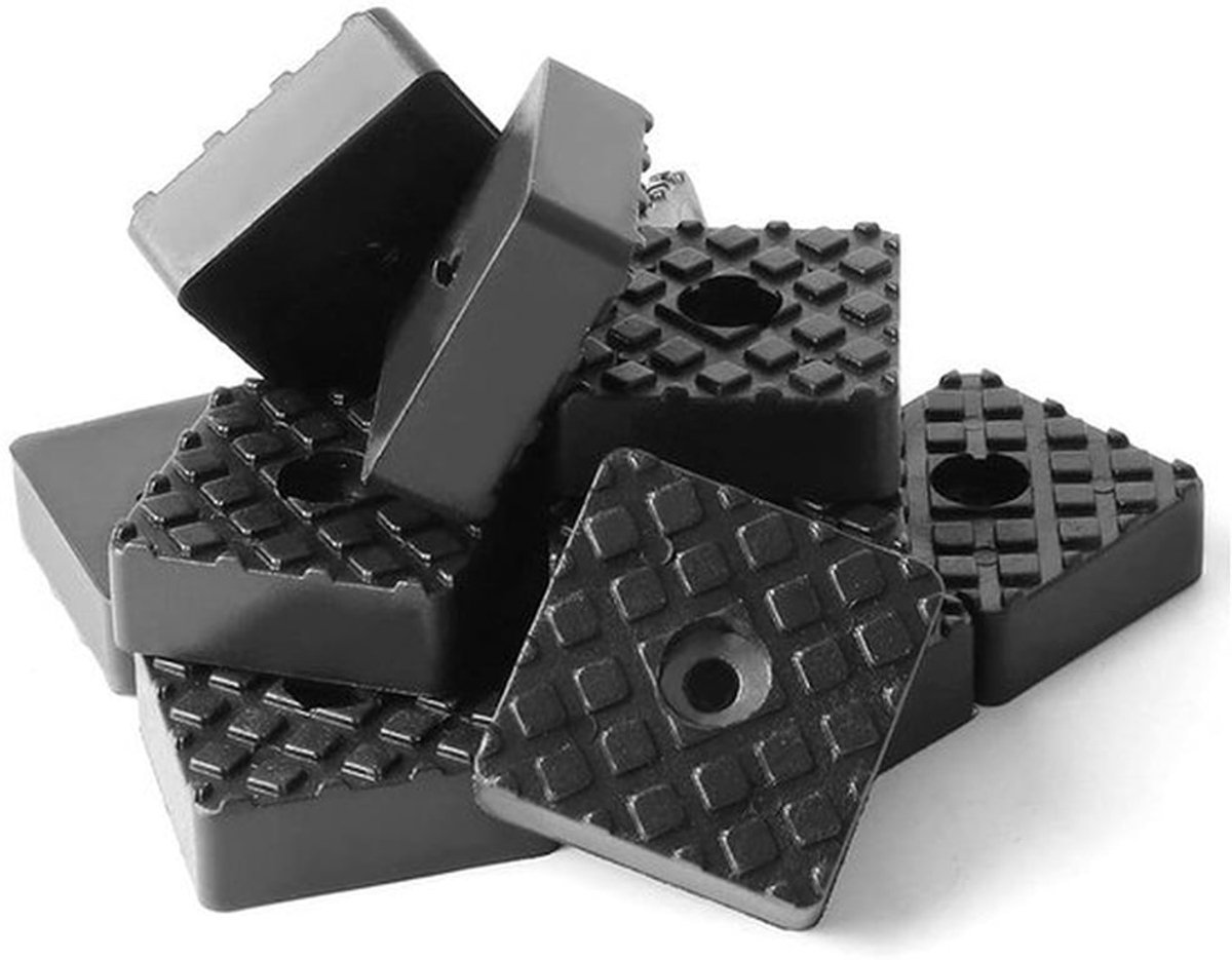 Siliconen meubelvoetjes - Vloerbescherming - Zwart - Antislip Bescherming - Geluidsabsorberende Voeten - Geschikt voor Meubels