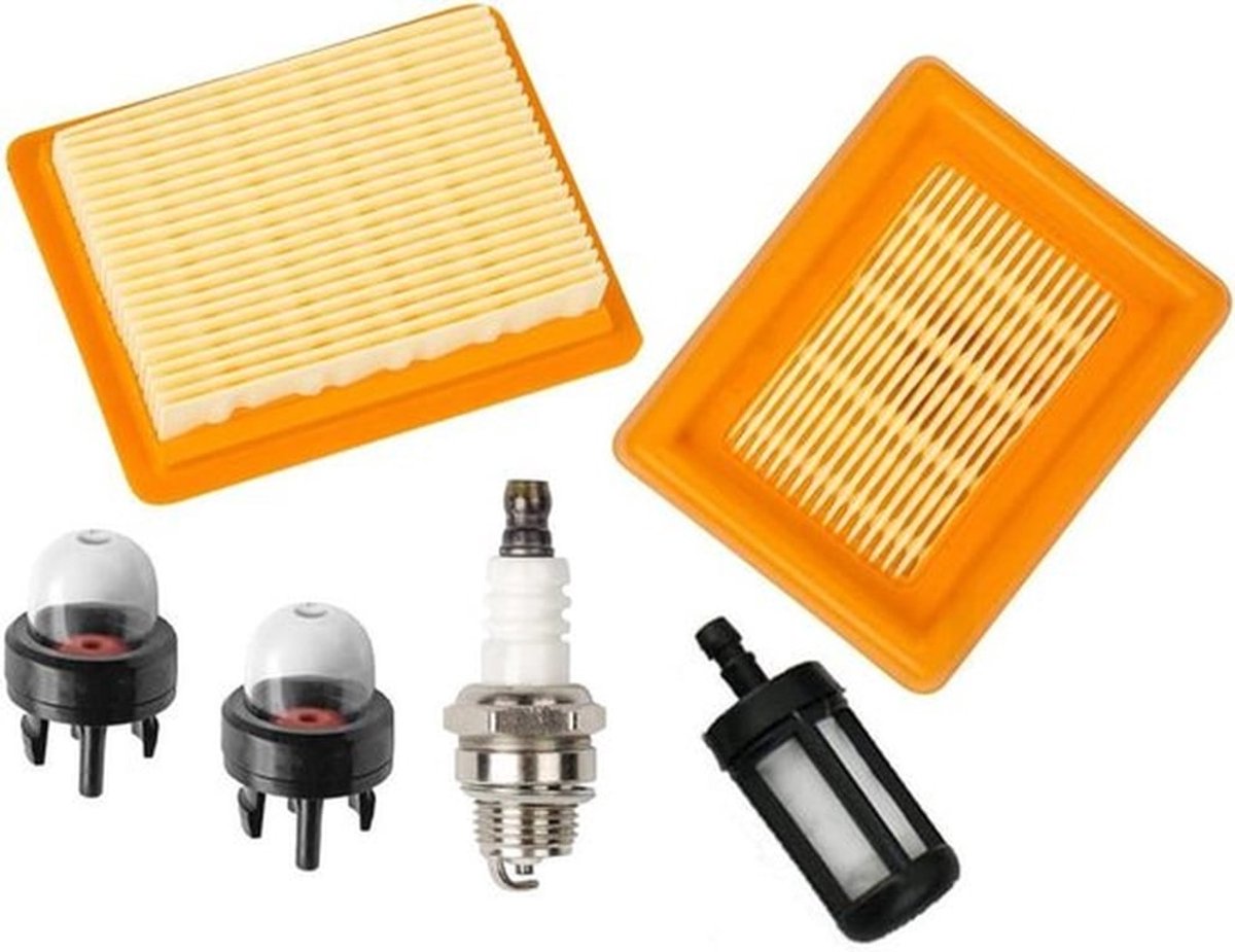 Geschikt voor Luchtfilter met bougie, brandstoffilter Compatibel met bosmaaier STIHL FS120 FS200 FS250 FS300 FS350 FS400 FS450 Compatibel met 4134 141 0300