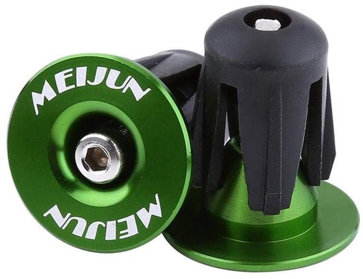 Einddoppen Aluminium - Fietsstuur Eindpluggen - Stuurdoppen Racefiets - Geschikt voor 22-24 mm - Lichtgewicht 40 g - Inclusief 2 Stuks
