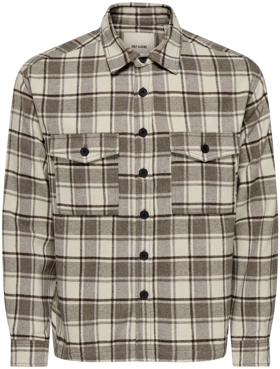 ONSESKE CHECKED OVERSHIRT NOOS