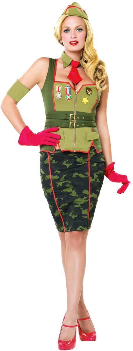 Sexy Pin Up Generaal Kostuum
