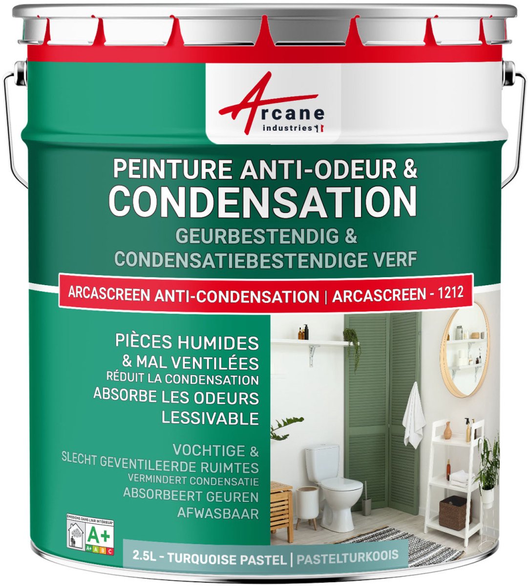 Anti-condensatieverf, anti-geurverf voor vochtige ruimtes: ARCASCREEN ANTI-CONDENSATION