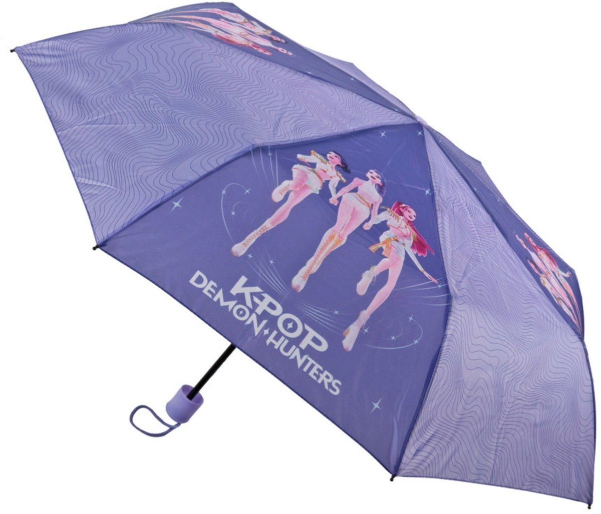 KPop Demon Hunters Kinderparaplu - Voor school en onderweg - Paars — cadeau in Cadeau-ideeën - foto 3