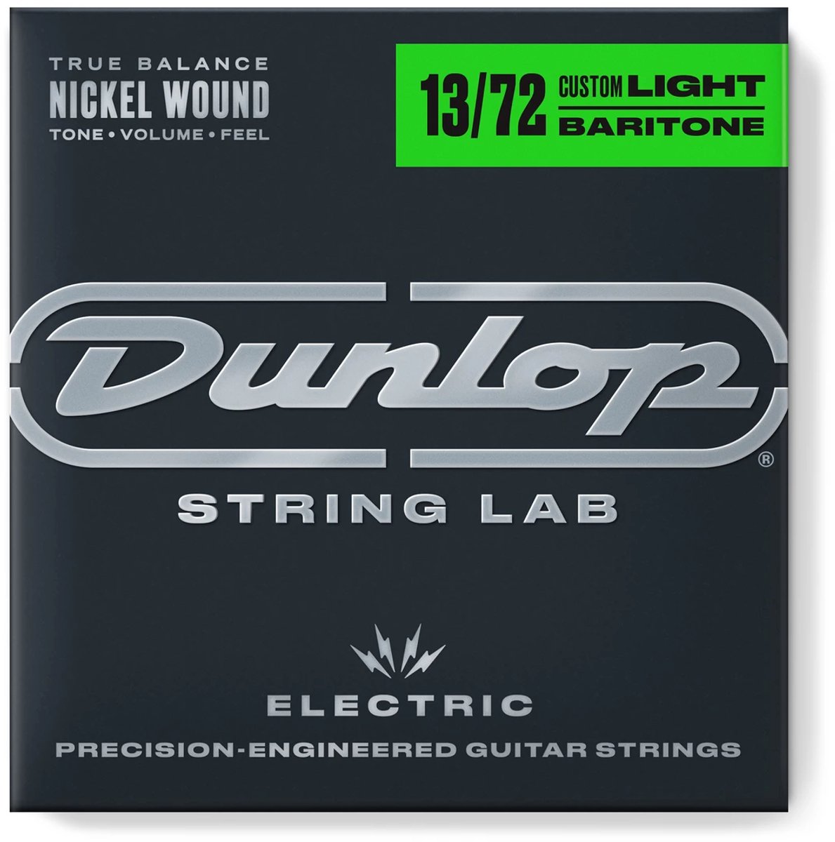 Jim Dunlop Nickel Plated Steel - Gitaarsnaren - Elektrische Gitaar - Baritone - 13-72 - Nickel Plated Steel