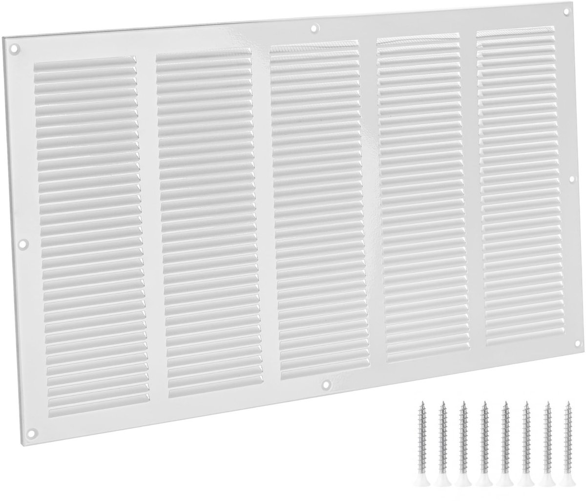 Ventilatierooster 500 x 300 mm - Metalen met insectenbescherming