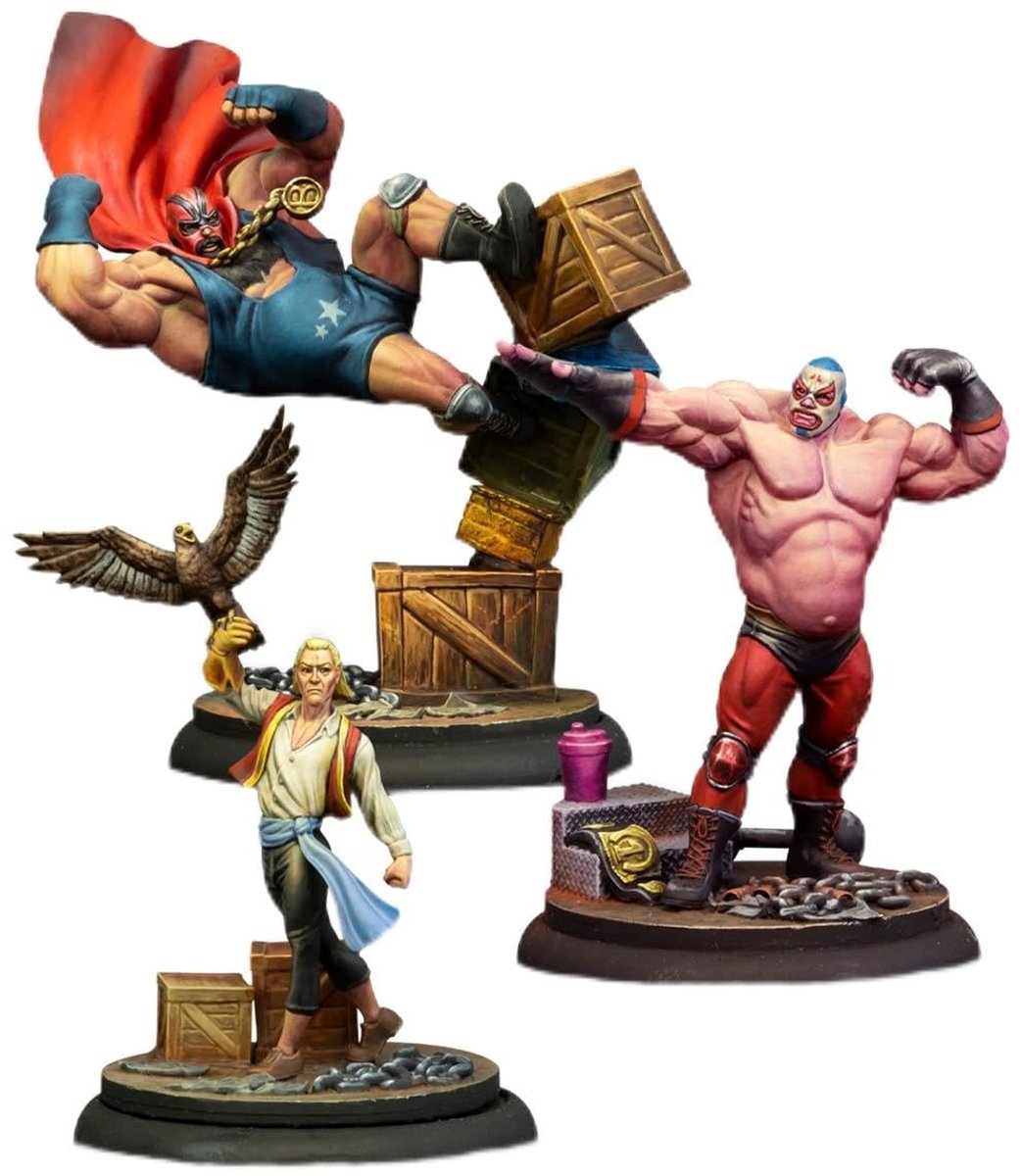 Batman Miniatuur Spel: Vogel & Worstelaars - Grijs