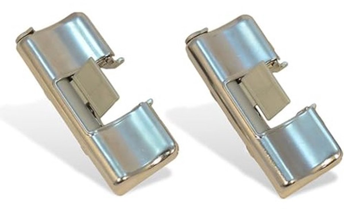 Geluidsreducerende Scharnieren voor Deuren - Geschikt voor 35mm Scharnieren - 2 Stuks