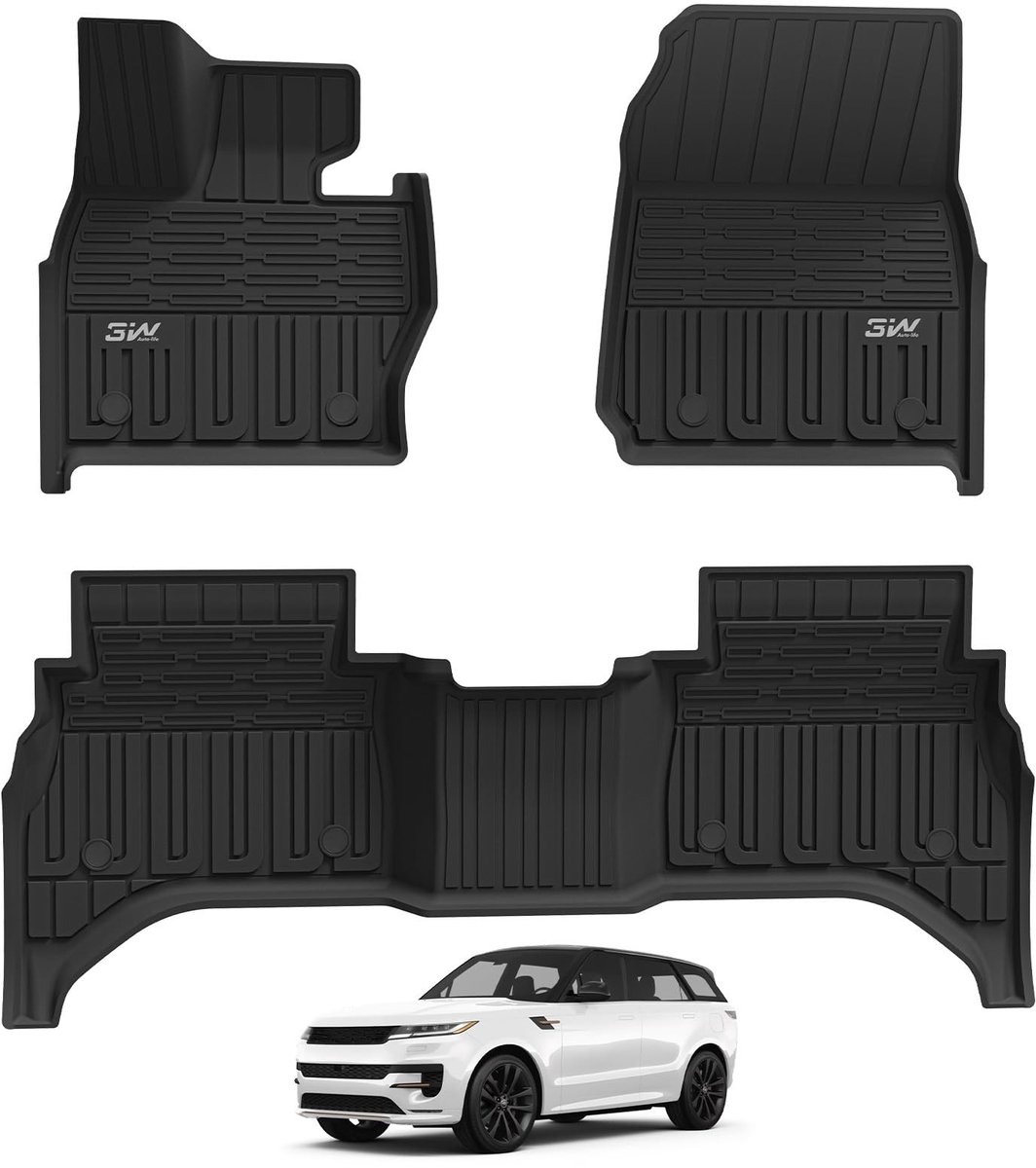 Auto Vloermatten - Op maat gemaakt voor Range Rover Sport L461 2023-2024 - Zwart