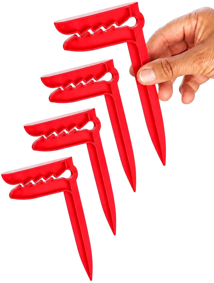 Set van 4 Handdoek Klemmen - Ideaal voor Strand en Camping