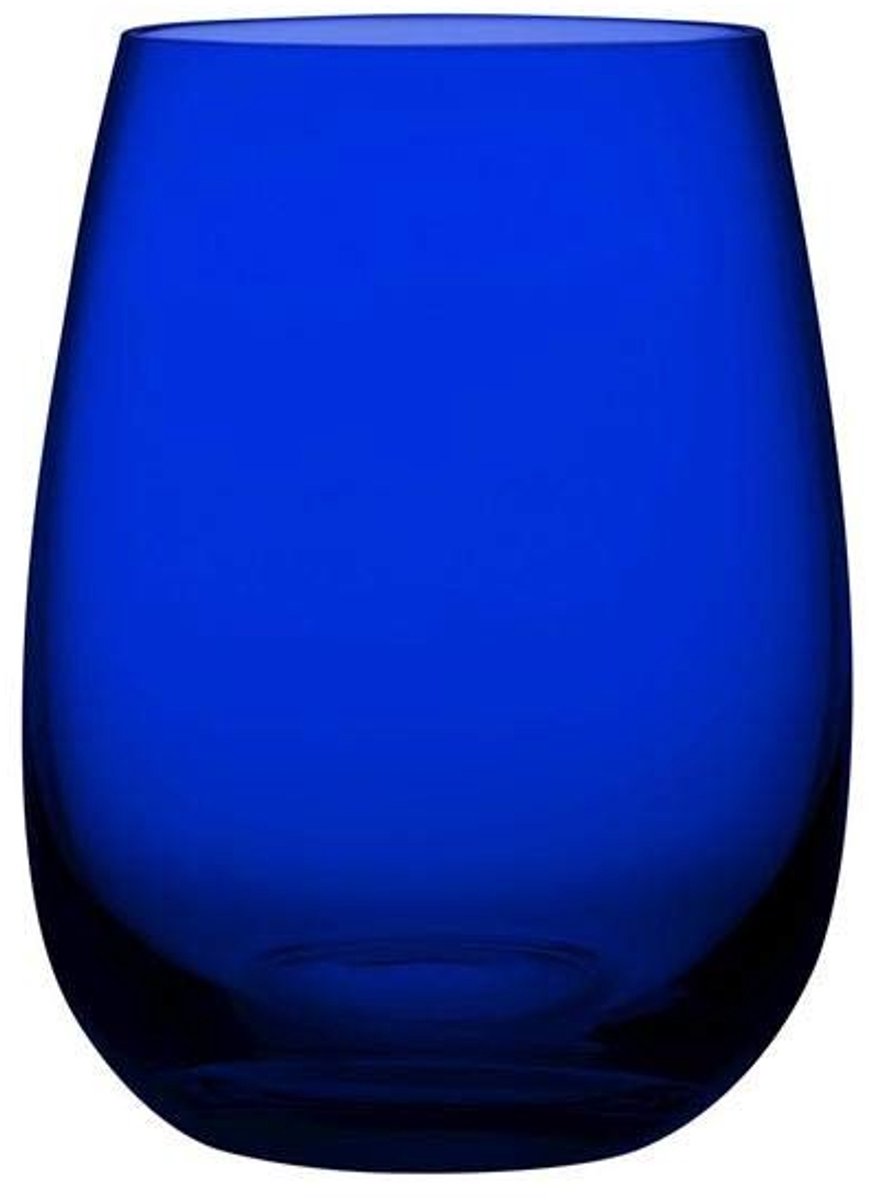 Set van 6 glazen - Handgemaakt, geschikt voor koude dranken - 475 ml