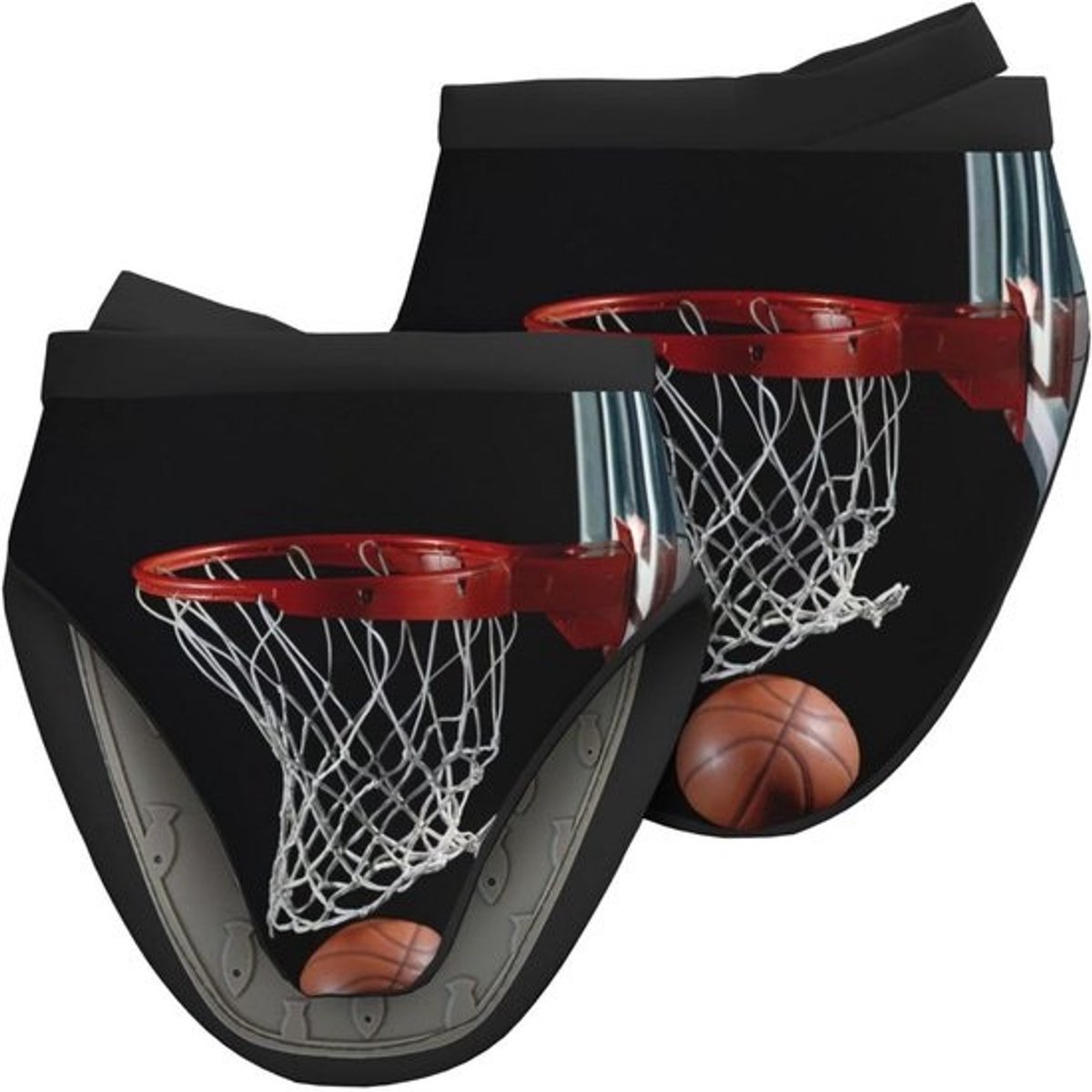 Ovenwanten Basketbalprint - Mini Siliconen Handschoenen - Keuken Koken Bakken - Hittebestendig tot 260°C - 2 stuks 15x15 cm