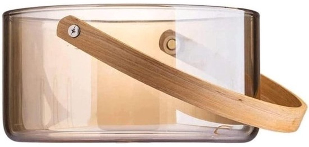 Ijsemmer Glas - Ijsblokjesbakje Champagne Emmer - Dranken Koelen - Grote Capaciteit - 1200ml - Transparant