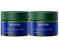 WELEDA - Blauwe Gentiaan & Edelweiss Versterkende Nachtcrème - 2 x 40 ml - Voordeelverpakking