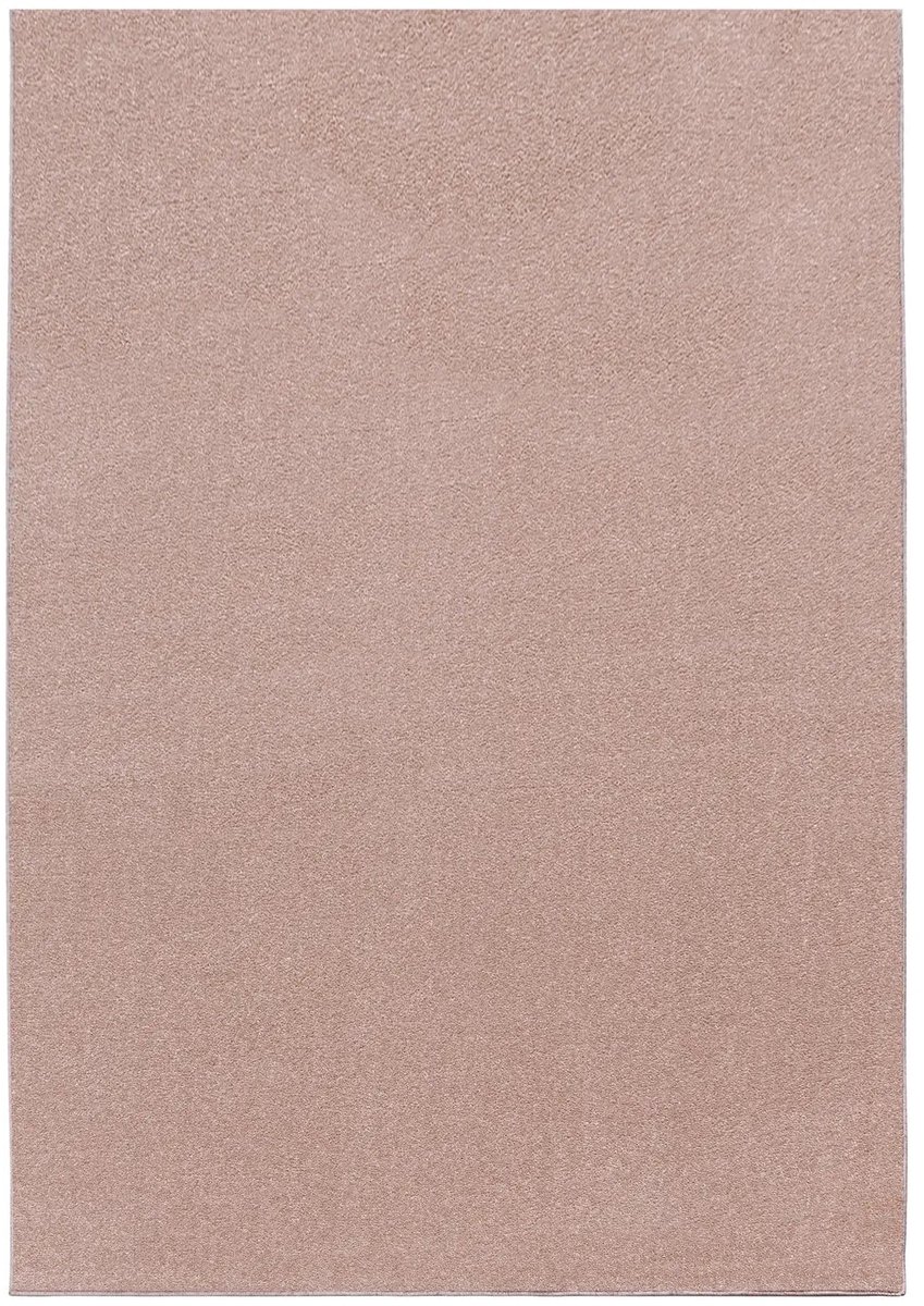 Dutch XXL Laagpolig Vloerkleed | Tapijt | Ata | Uni | Rosé | 140x200 cm