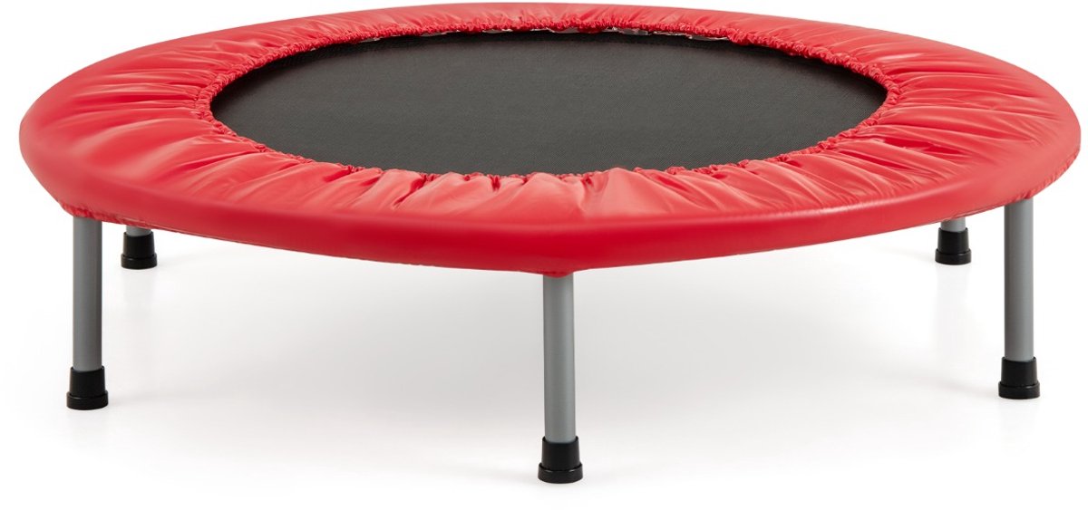 SureDeal® - Buitenspeelgoed - Mini Trampoline Fitness - 97x19 cm - Rood