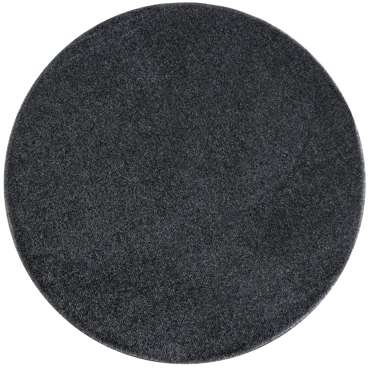Dutch XXL Rond Vloerkleed | Tapijt | Ata | Uni | Grijs | 120x120 cm