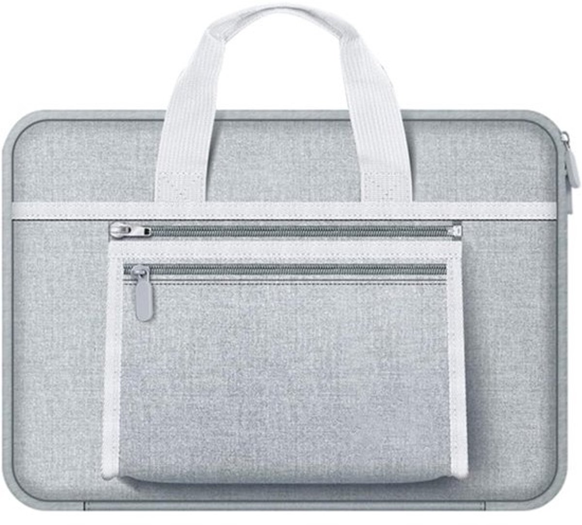 Laptophoes - Draagtas Tablet - Bescherming Laptop - Waterdicht Oxford - 35x25x3 cm - Grijs
