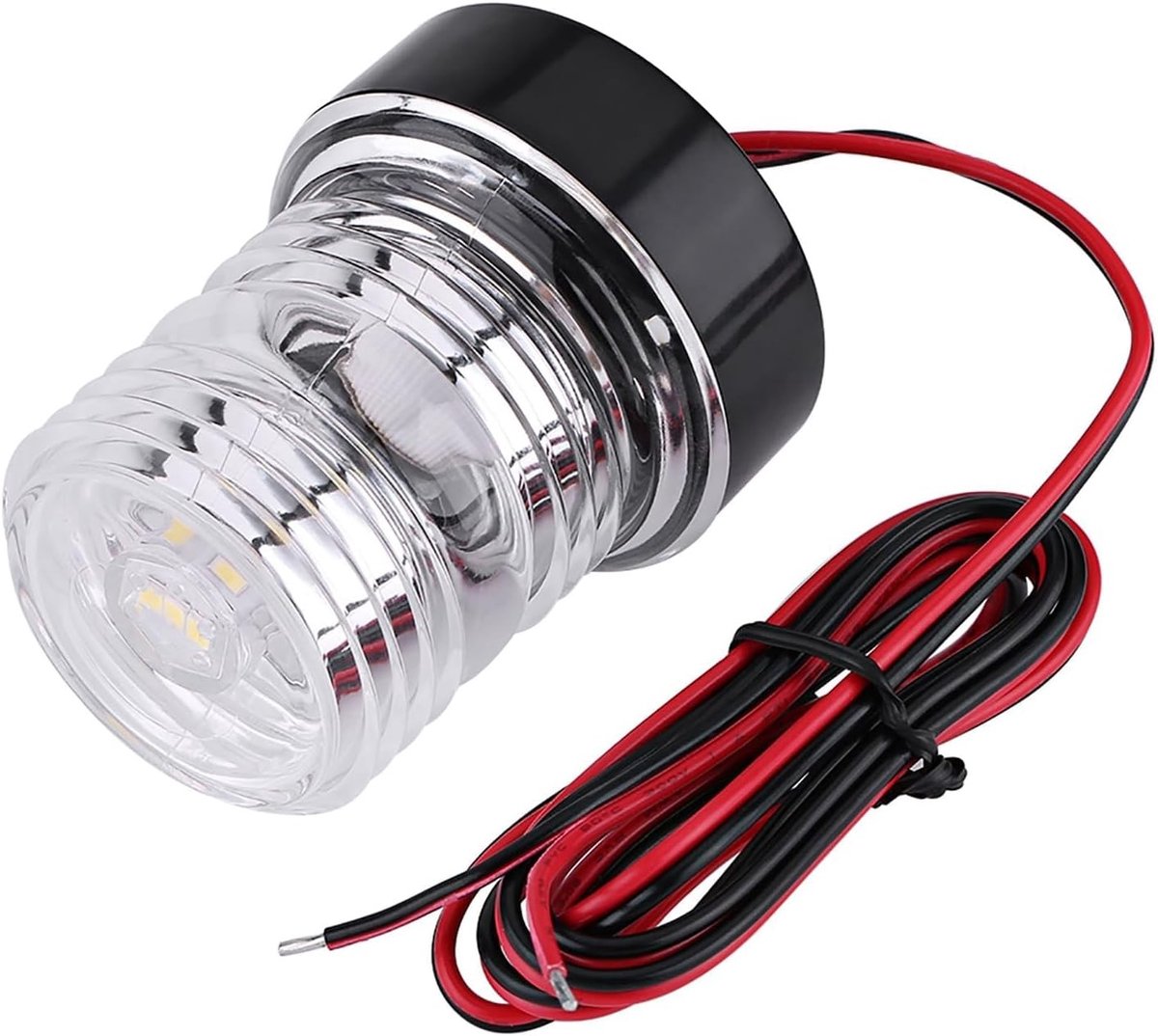 360 Graden Witte LED Ankerlicht voor Boot, 12V Waterdicht Navigatie Licht, Toplicht voor Vaartuigen tot 12 Meter