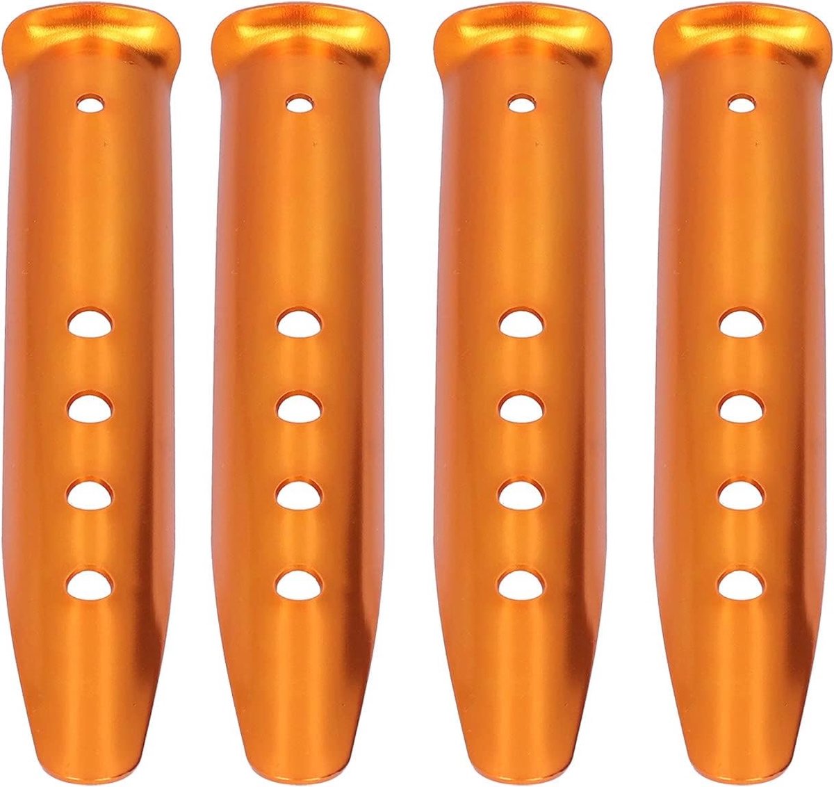 Set van 4 U-vormige Aluminium Haringen van 23 cm voor Zand, Sneeuw en Zachte Bodem - Ideaal voor Tent, Camping en Strandgebruik