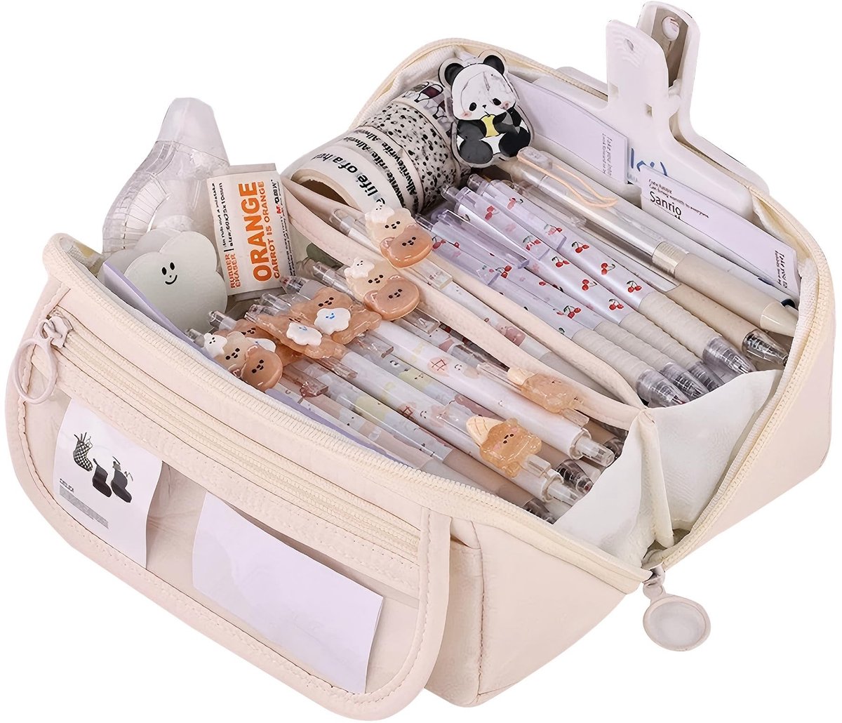 Grote Pennenzak - Aesthetic Organizer in Beige