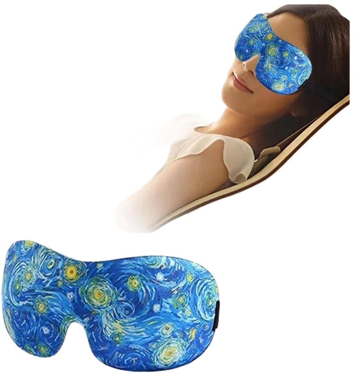 3D Verduisterend Slaapoogmasker - Sterrennacht