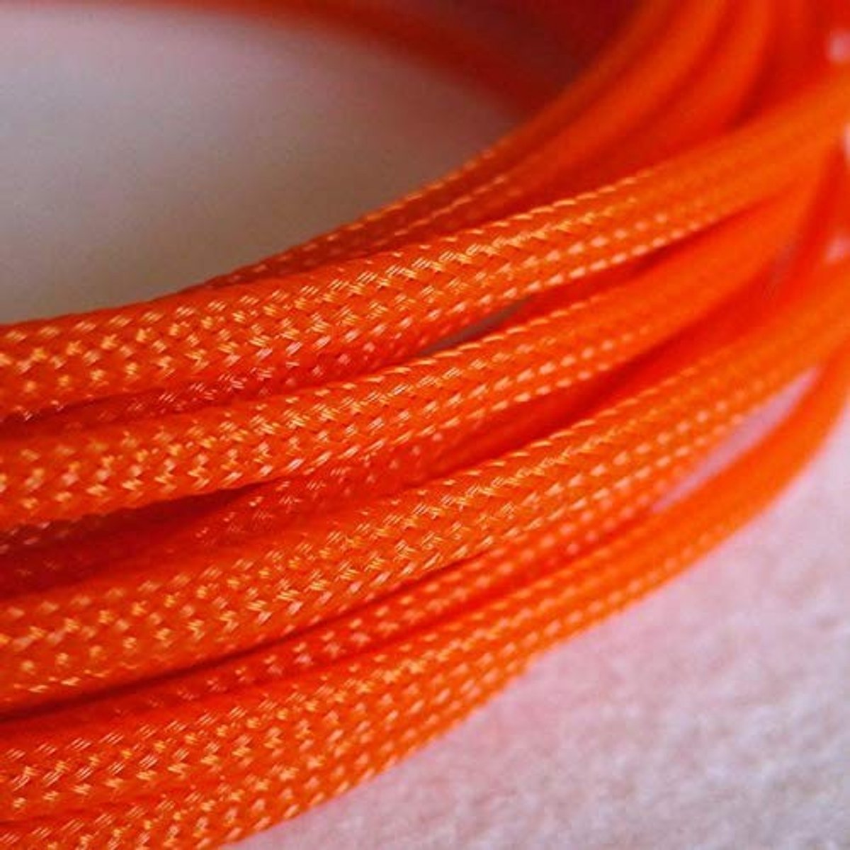 10M uitbreidbare kabelmouwen - Gevlochten draadbeschermer voor kabels tot 18 mm - Oranje