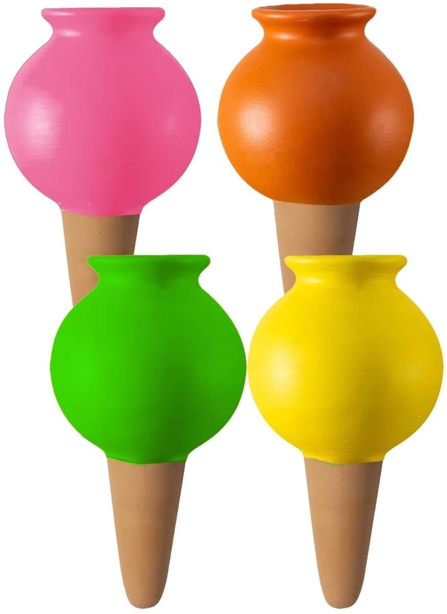 Terracotta Watering Globes - Automatische Plant Watering - Set van 4