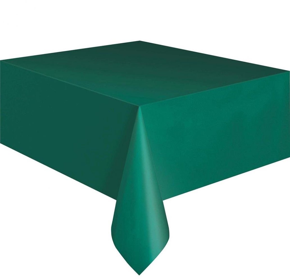 Wegwerp Plastic Tafelkleed - Rechthoekig - Emerald Groen - 137x280 cm