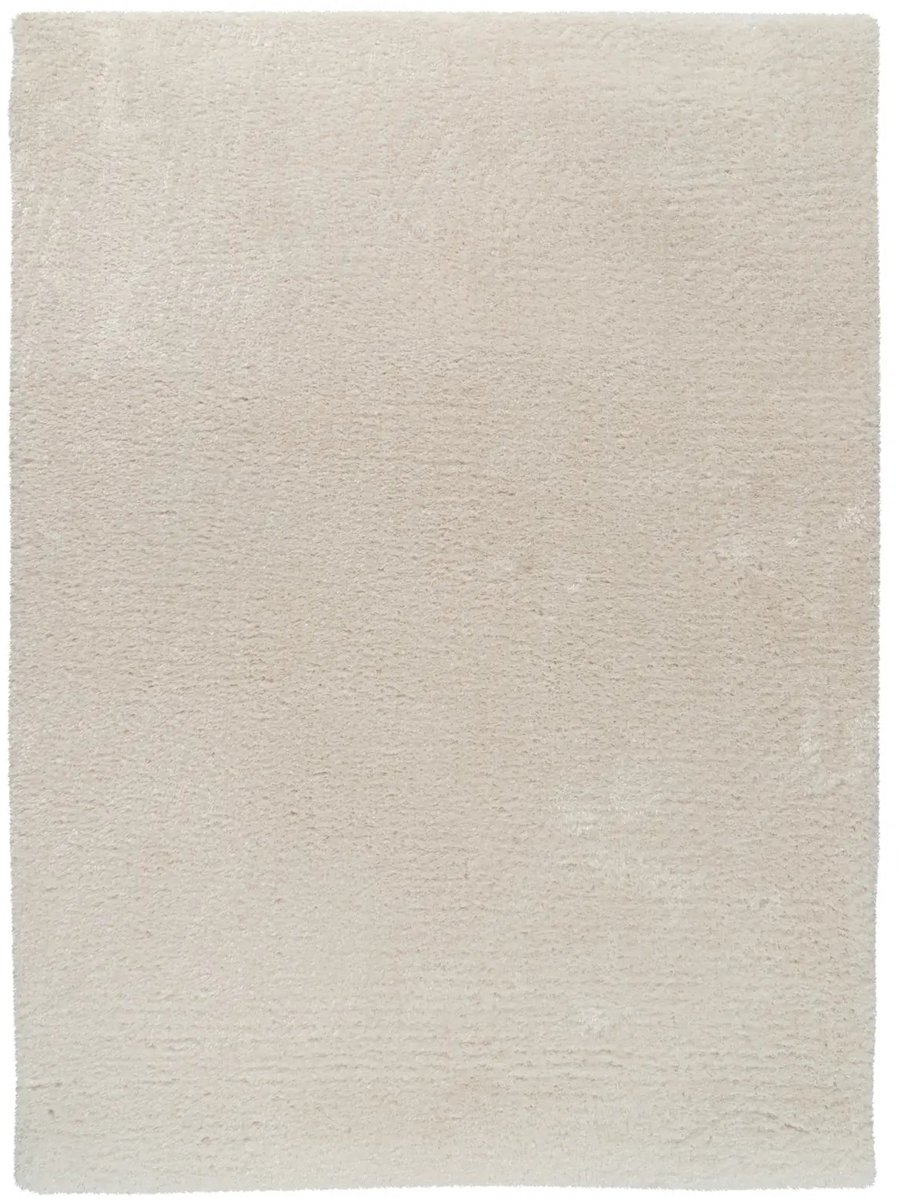 Dutch XXL Fluffy Vloerkleed | Tapijt | Glamour | Uni | Crème | 120x170 cm